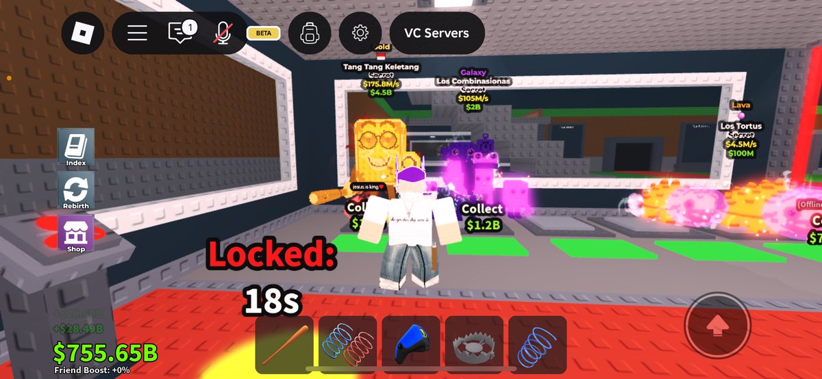 2nd time play steal a brainrot ✌️