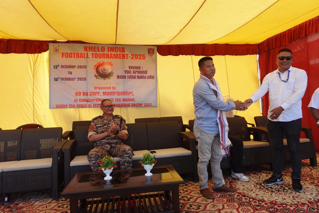 tiger69bn's tweet photo. Spirit soared high on Day 5 of the #KheloIndia Football Tournament 2025 at Malom, Imphal — organised by 69 Bn #CRPF & YDC Malom under #MNSector.
The young athletes showcased passion, discipline & unity on the field! ⚽💪
#SportsForYouth #FitIndia #Manipur https://t.co/186klQTdnX