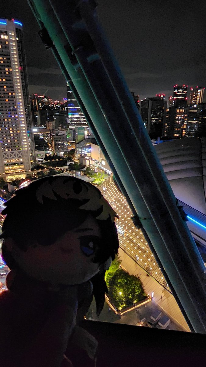 ヒプステお疲れ様でした
蘭丸さんと教祖様近くに来てくれました
教祖様いい匂いした
記憶のあるなかで初めて観覧車乗ったかも
ドームの屋根は綺麗でした(分かる人には分かる)