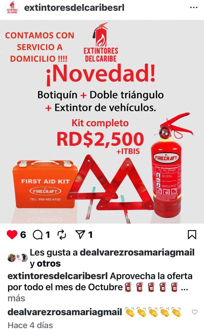El único equipo necesario para tu carro.,adquuere el tuyo salva vidas.