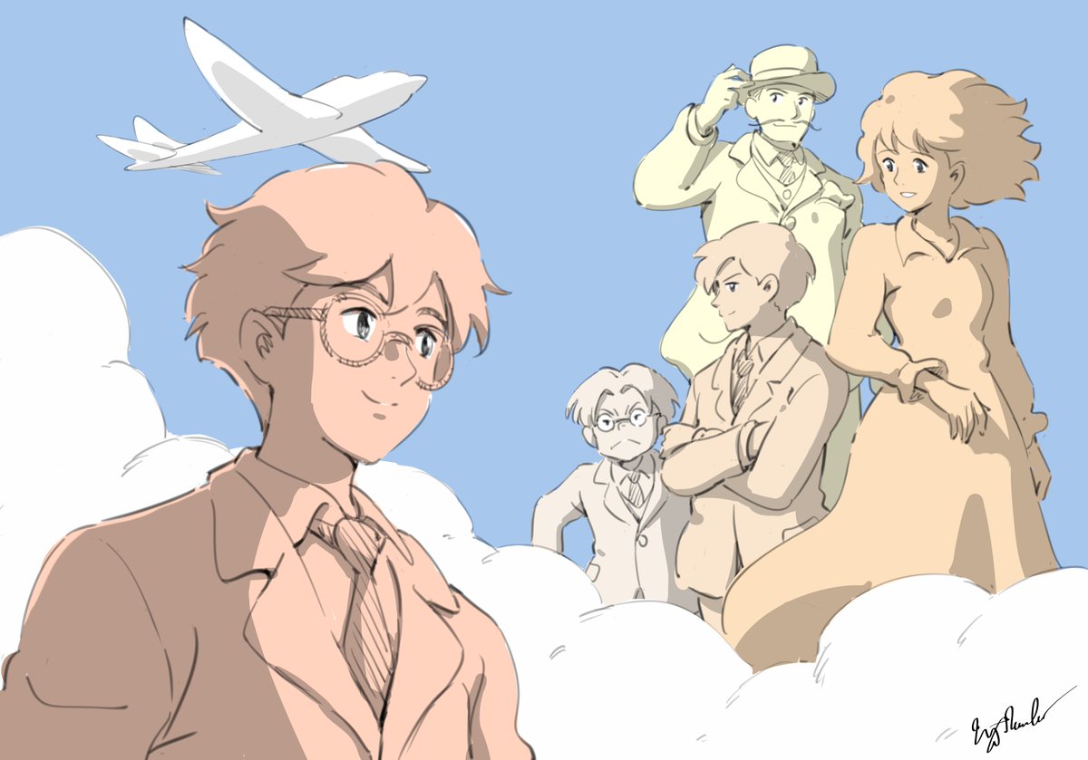 not_huutu84's tweet photo. "The wind is rising. We must try to live".
Here’s my small fan art tribute to a film that keeps reminding me why I do animation.

#OtsuLabs #HuuTu #Animation #AnimationDirector #AnimationProduction #TheWindRises #Ghibli #Miyazaki #風立ちぬ #fanart #artwork #artph #ghibliredraw https://t.co/0irNjumvID