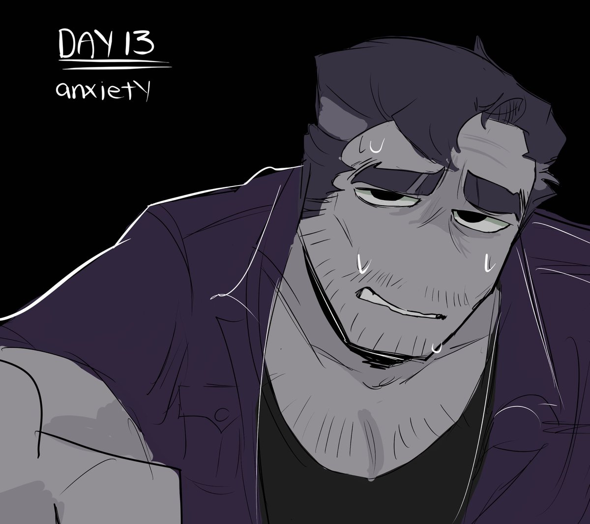 awolpain's tweet image. Day 13
Anxiety
#Yanderetober2025
#yanderetober
Felt like crap yesterday so couldn’t draw