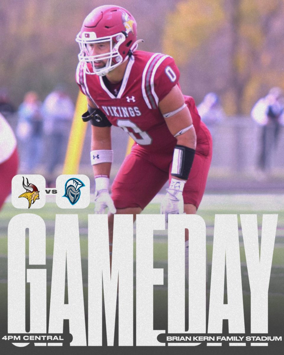 GAMEDAY
🏈 Vikings vs Dakota State
📍 Madison, SD
🕓 4PM CT — Brian Kern Family Stadium

🎥 Watch: youtube.com/live/pjZldCWsv…

🎧 Listen: streamdb5web.securenetsystems.net/cirruspremier/…

📊 Stats: naiastats.prestosports.com/sports/fball/2…