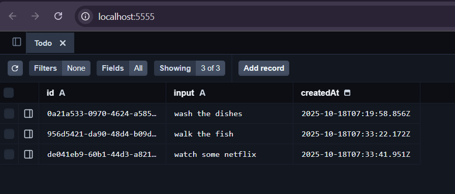 sristy_09's tweet photo. #LUD20
Today, I made Todo project using backend and frontend functionality by storing the data using prisma in NextJs.
#LearningUtsav2025 #FestiveOfLearning
@learning_utsav https://t.co/WSlwK2S84c