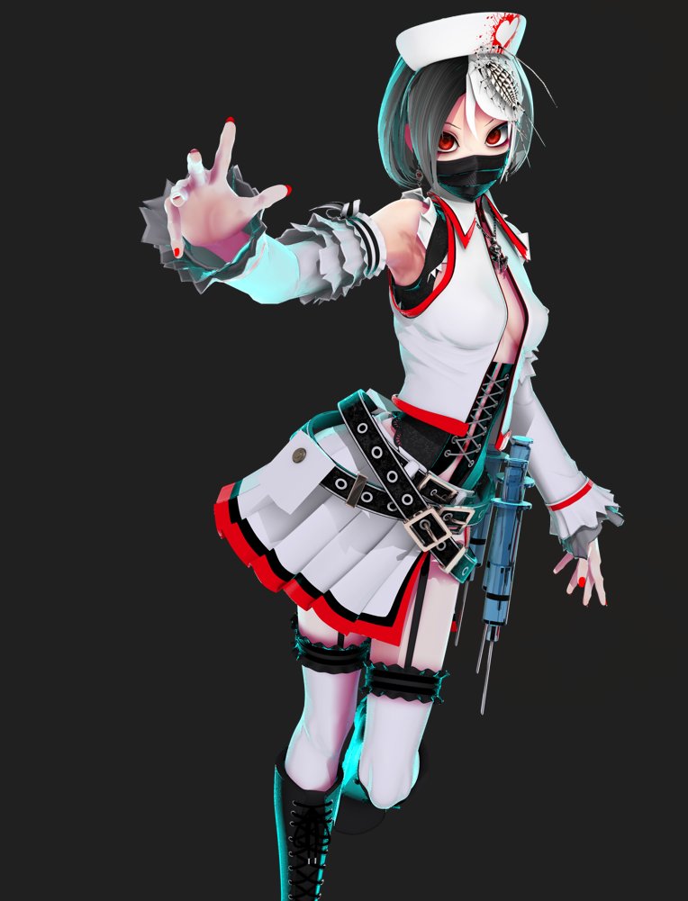 素材その2。
ナースコスのスカートもセーラー服と同様に横空きに改造してます。
というかスカートのデザインに対するコメントが今のところ一個も無いのが逆に怖い。
ウチにとってはノーパンが普通というのを海外の方にも理解してもらっている？？

#シーエ
youtu.be/eHJ6hKc-tjI?si…