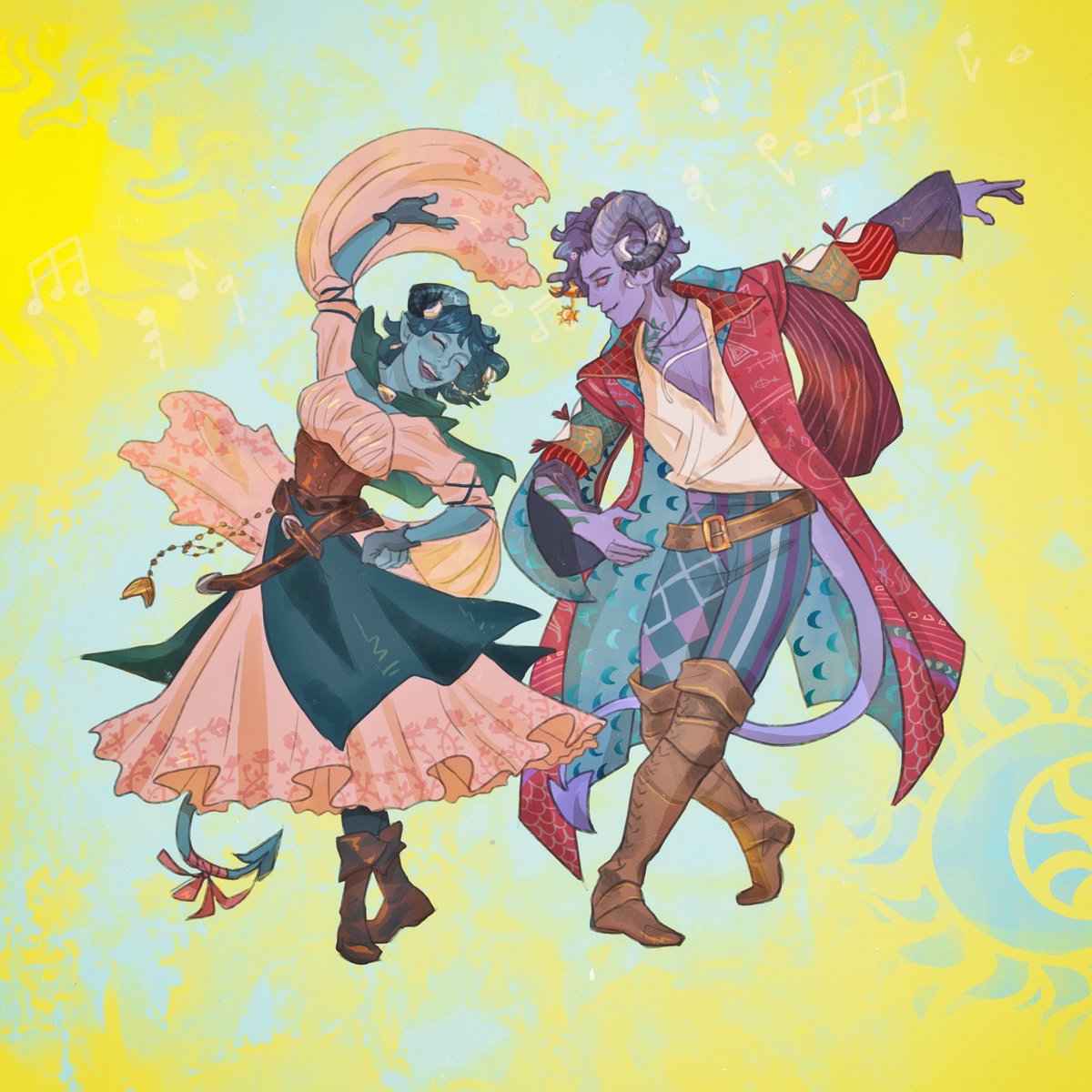 And now, 
I'm dancing with your ghost. 
#CriticalRoleArt #themightynein #cr2