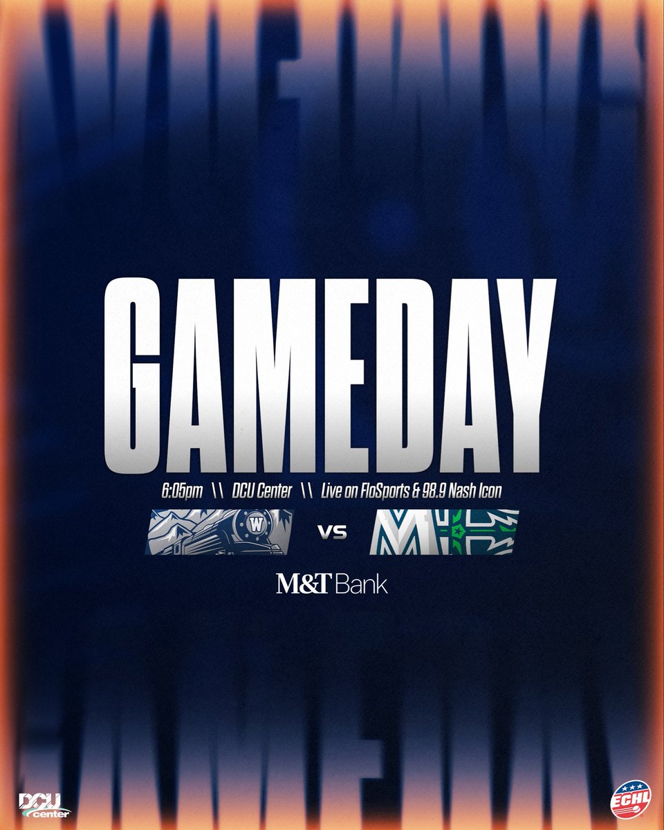 The day we’ve all been waiting for… it’s GAMEDAY! 🤩🚂

📍 <a href="/DCUCenter/">DCU Center</a> 
🆚 <a href="/MarinersOfMaine/">Maine Mariners</a> 
⏰ 6:05 PM
📺 <a href="/FloHockey/">FloHockey</a> 
🎧 <a href="/989NashIcon/">98.9 Nash Icon</a> 
🎟️ railershc.com/games/2025/10/…

#RailersHC