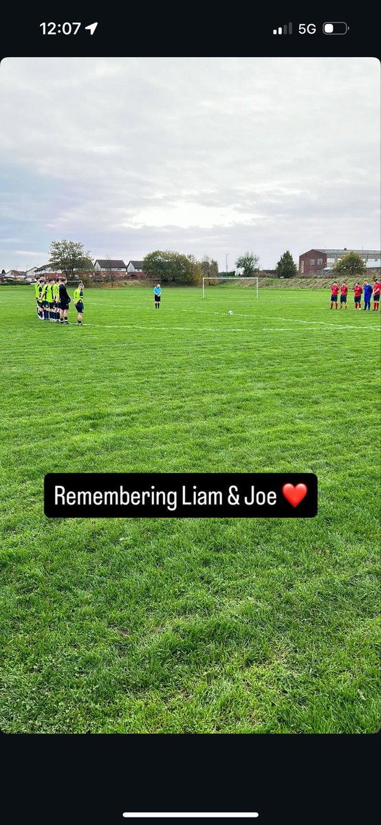 Outstanding effort today from the lads starting off 1-0 up against a top side unfortunately let slip near the end but major improvements. Thanks to Remo for there participation in the moment silence for Liam and Joe who are sadly missed and remembered by all💙