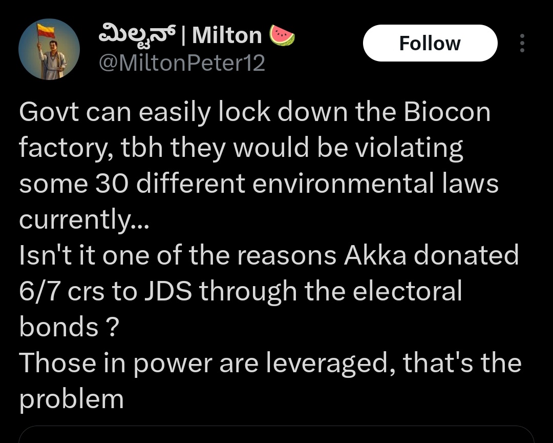 Nishkama_Karma1's tweet image. Industrialists, Please shift industries to Kittur and Kalayana, Karnataka.

It is time to declare Karnataka's second capital, otherwise, we Kannadigas will be doomed by Olatas.

#VoiceForNorthKarnataka