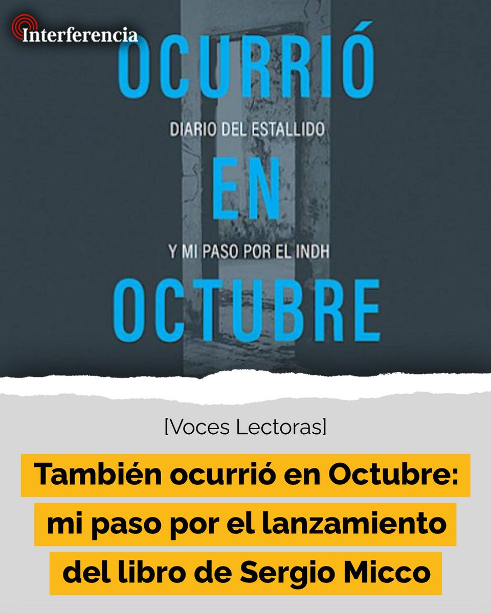 “La cuestión social en Chile está ahí, como una olla a presión que en cualquier momento estalla de nuevo, probablemente de un modo menos pacífico, menos convocante y más cruel en esta segunda ocasión. Si no sometemos el debate a miradas centradas, quién sabe en lo que vamos a