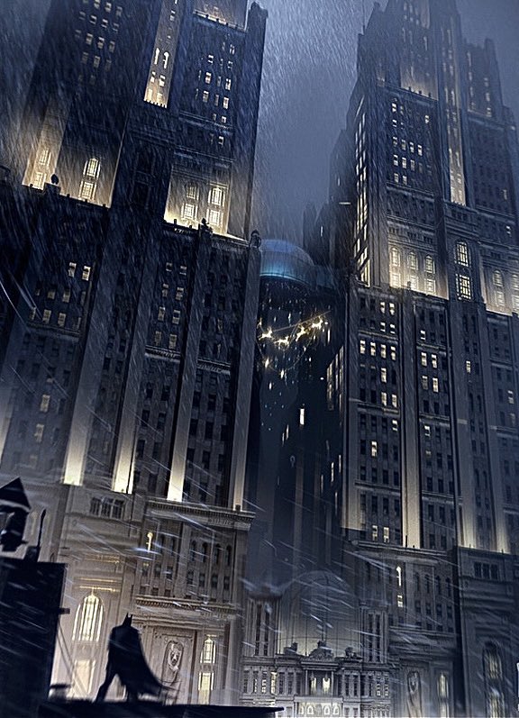 batman: arkham origins concept art by virgile loth