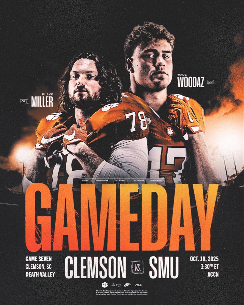 Super excited to be at📍Death Valley today! #gotigers 🐅🐅 

Thank you 🤝 <a href="/ClemsonFB/">Clemson Football</a>