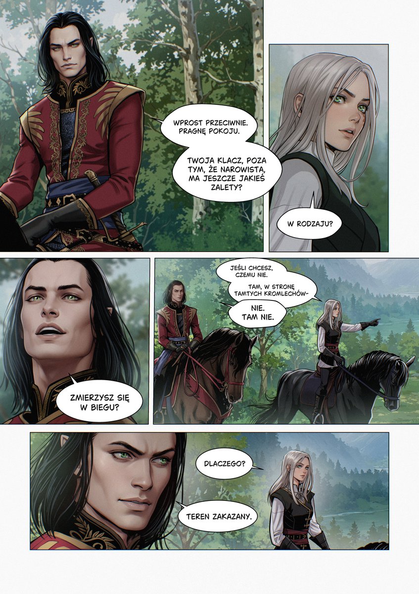 📢 Nowości dla polskich czytelników! ✨

Rozdziały „Układ”, „Obietnica” i „Elfy i ludzie” jest już dostępny po polsku! 🇵🇱📖
Serdeczne podziękowania dla  <a href="/viccerys/">Vic</a>   za tłumaczenie 💖

👉 Czytaj tutaj: pl-ciri.the-comic.org