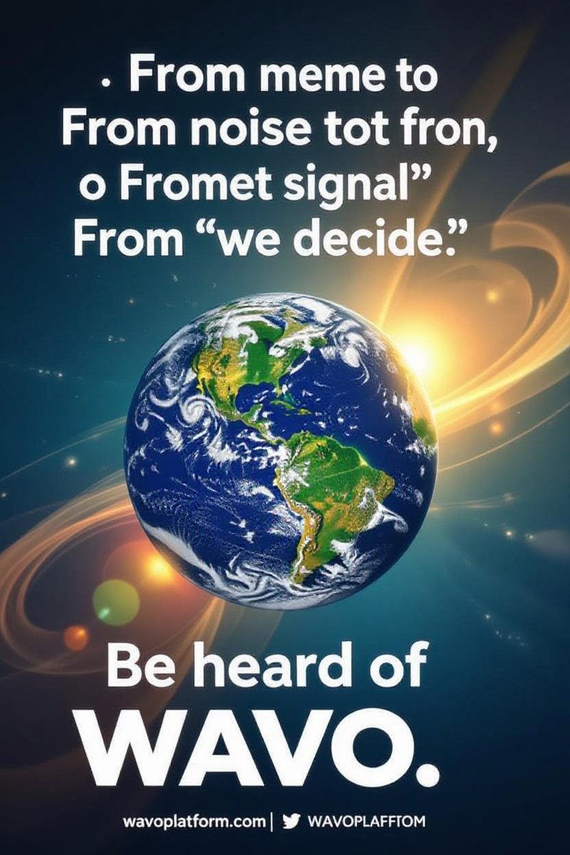 WAVOPLATFORM's tweet image. 
