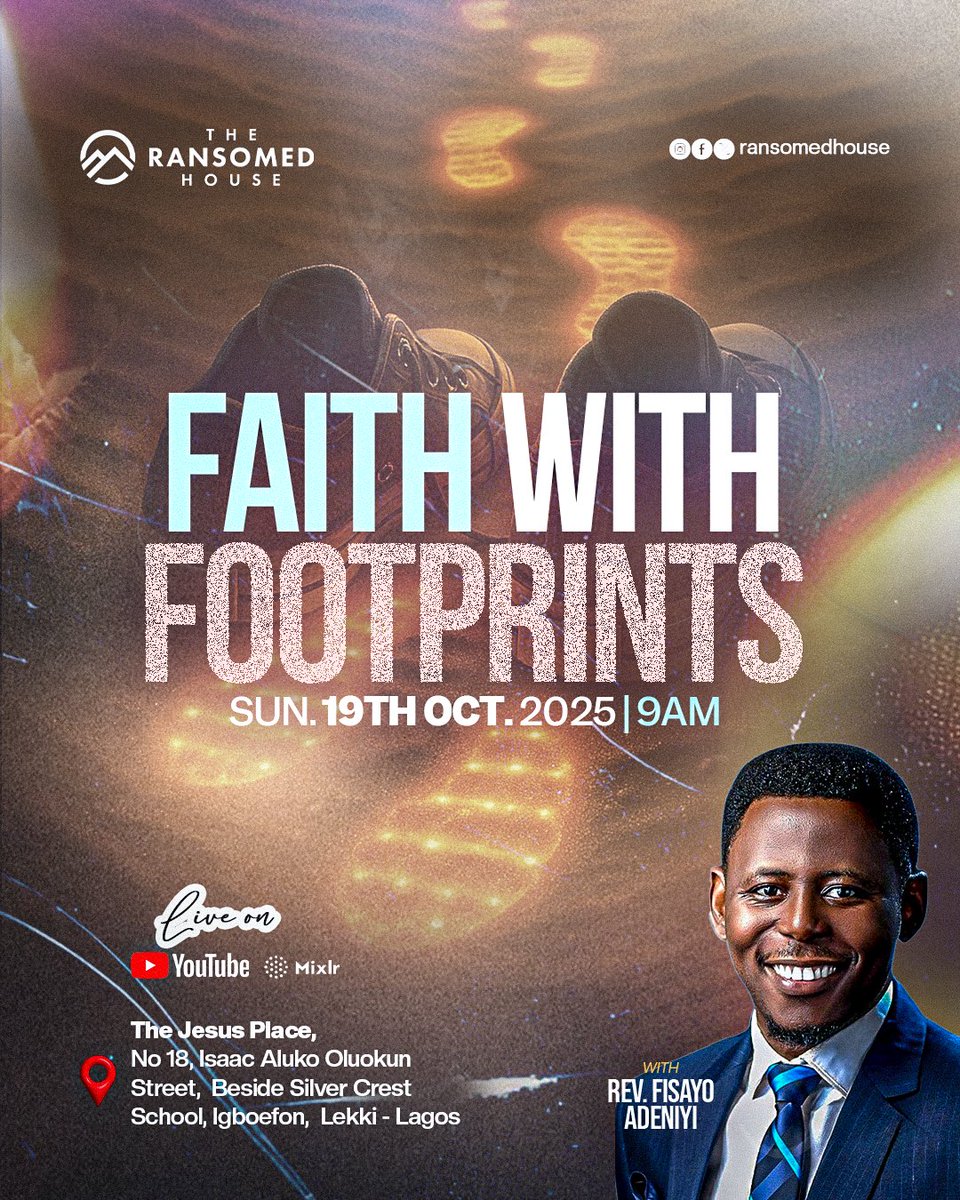 “Faith by itself, if not accompanied by action is dead”.
Our faith must affect how we live. 
This Sunday is going to be explosive.
Be in church, for a time of worship, fellowship, love and the word of God. Bring your friends. 
See you on Sunday 👌 <a href="/RansomedHouse/">Ransomed House #Jesusbought</a>