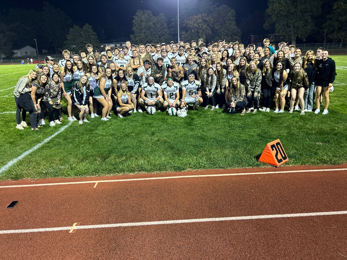 District Champs!  The Student Section showed up....