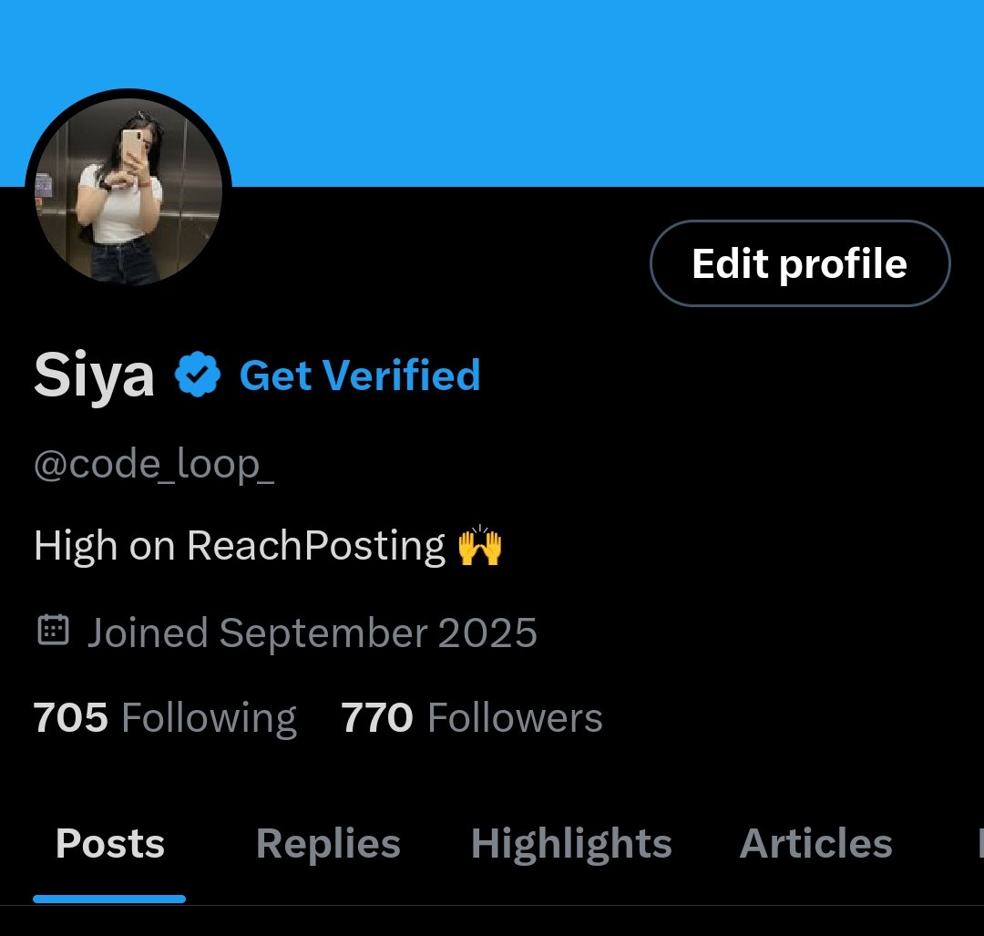 code_loop_'s tweet image. I will purchase x premium after I reach 1000 followers on @X