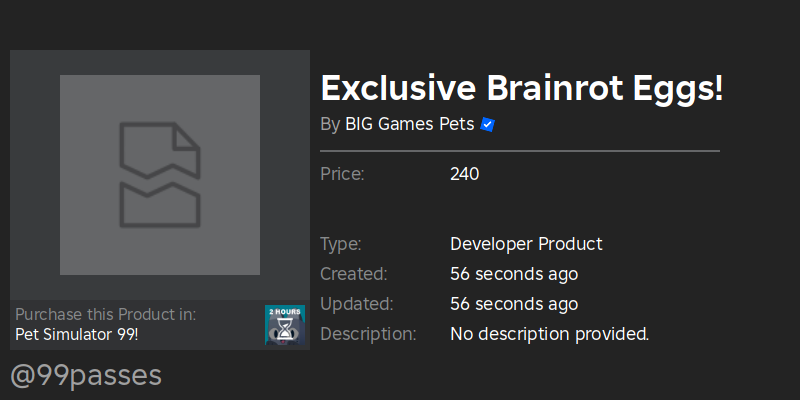 Pet Simulator Gamepass Alerts tweet media