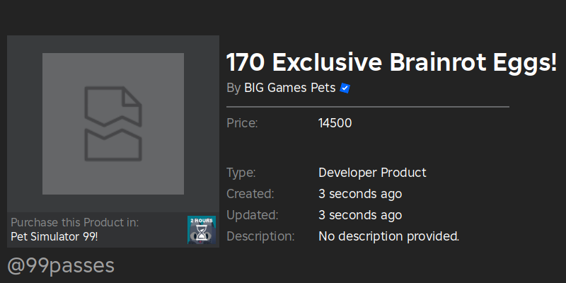Pet Simulator Gamepass Alerts tweet media