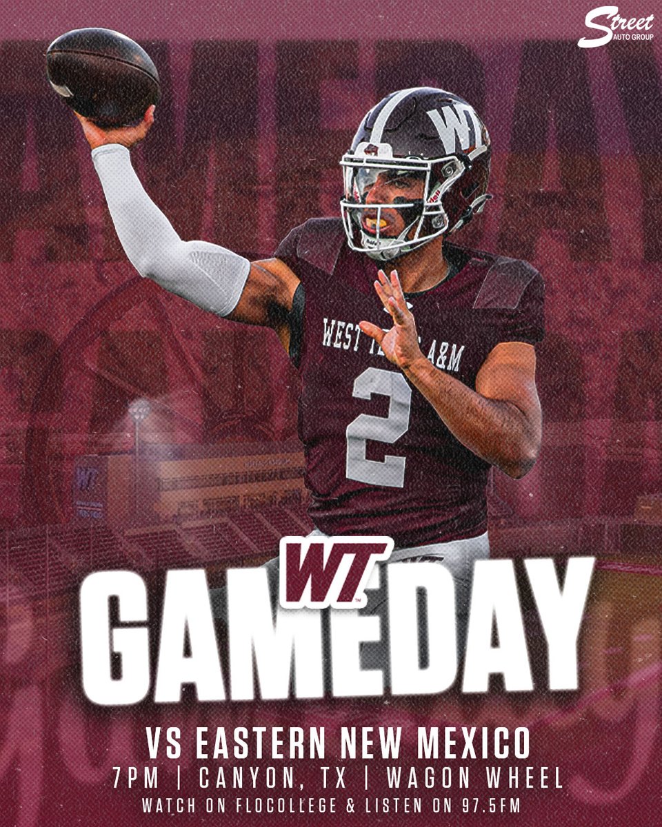 𝐋𝐞𝐚𝐬𝐡𝐞𝐬 𝐫𝐞𝐪𝐮𝐢𝐫𝐞𝐝 𝐢𝐧 𝐂𝐚𝐧𝐲𝐨𝐧.

📍Canyon, TX @ 7pm CT
▶️ Listen on 97.5FM bit.ly/4mMGvsQ
📺 Watch on FloCollege bit.ly/4q7Km5U

#BuffNation | #WESTisBEST