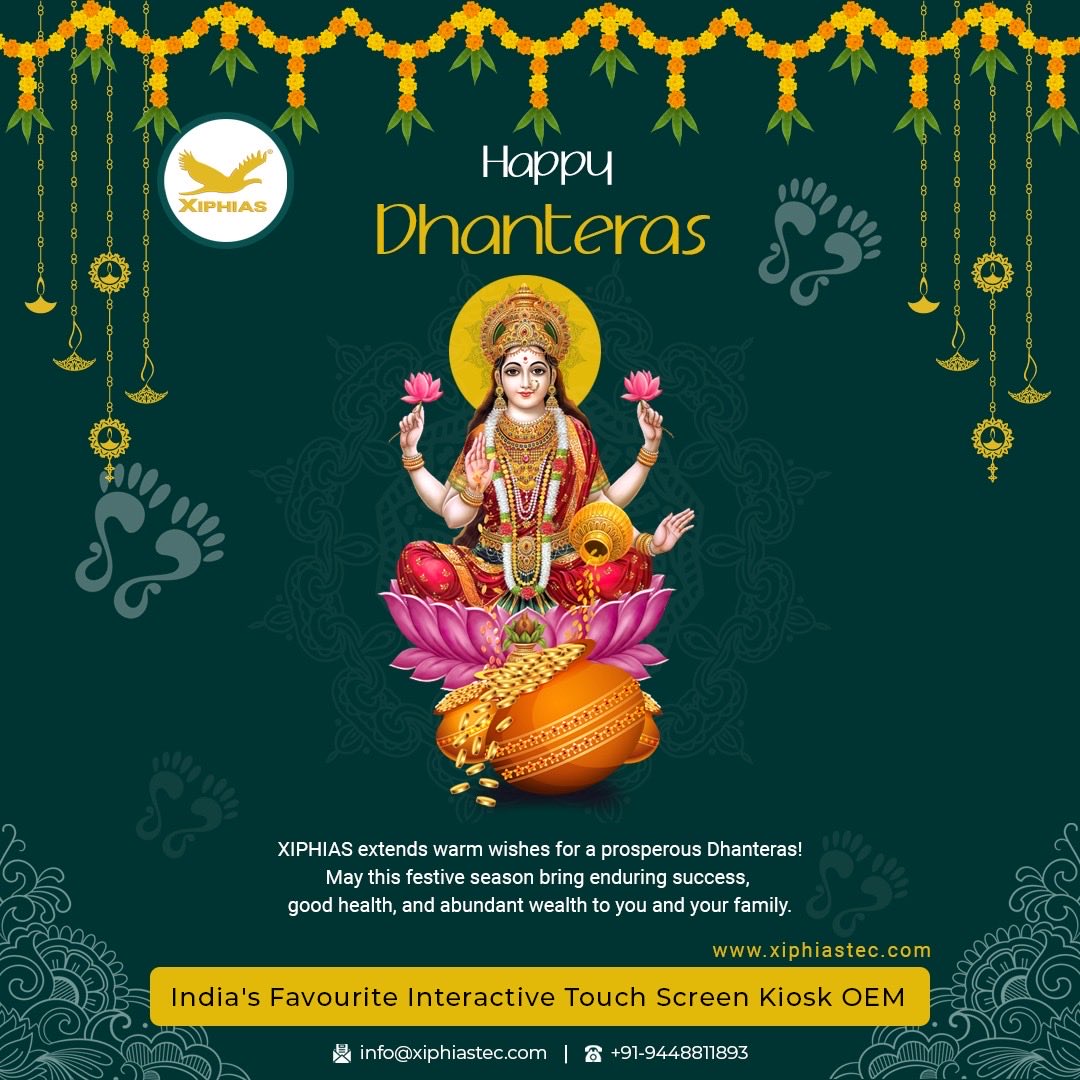 Rohitkumar0604's tweet image. On this auspicious occasion of Dhanteras, XIPHIAS extends heartfelt wishes for continued growth, good health, and financial well-being. May your journey be guided by light and success.

#HappyDhanteras #XIPHIAS #WealthAndWisdom #CorporateGreetings #FestiveWishes
