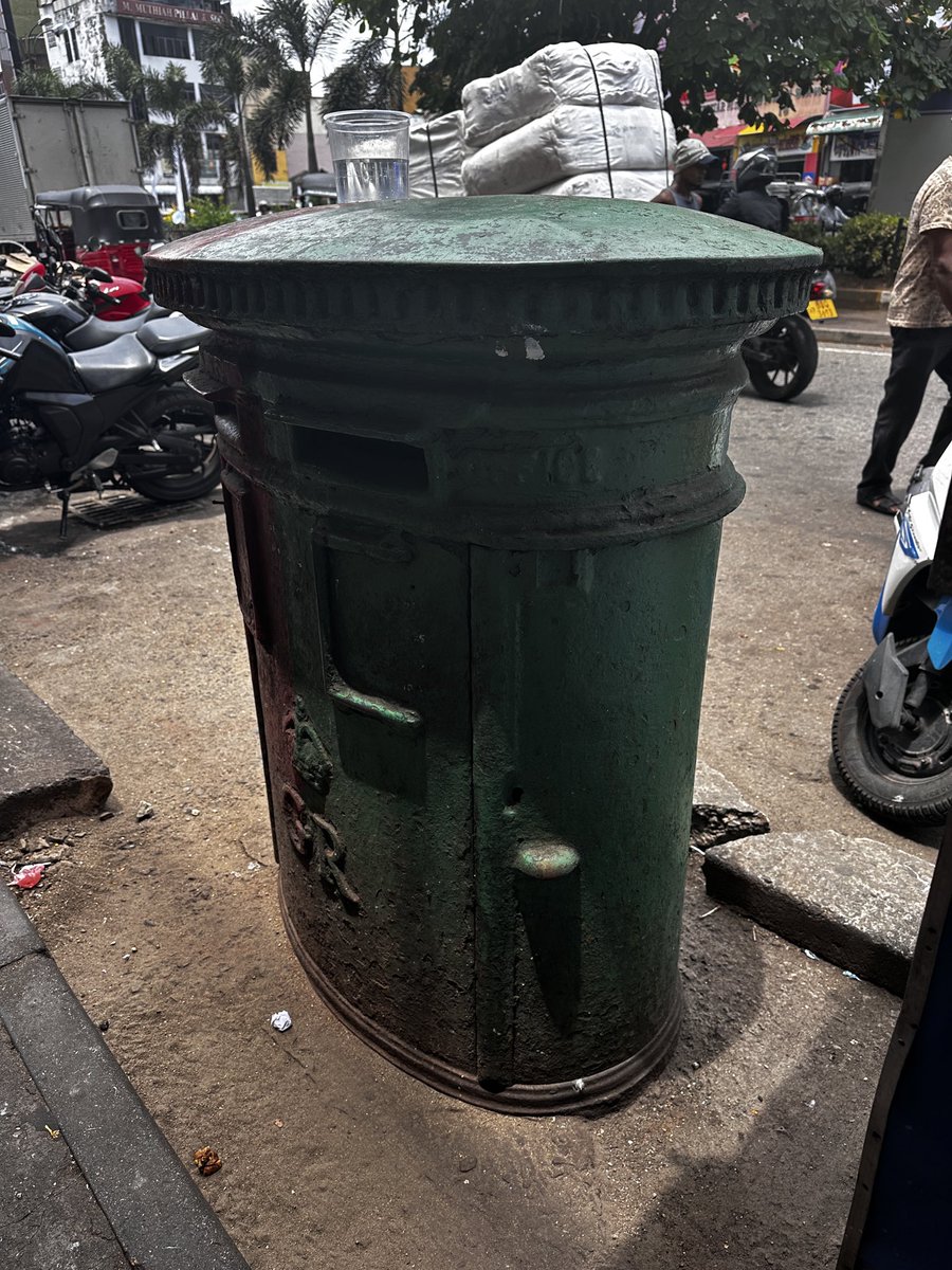 Twin post box at Pettah, Sri lanka.  #postboxSaturday
