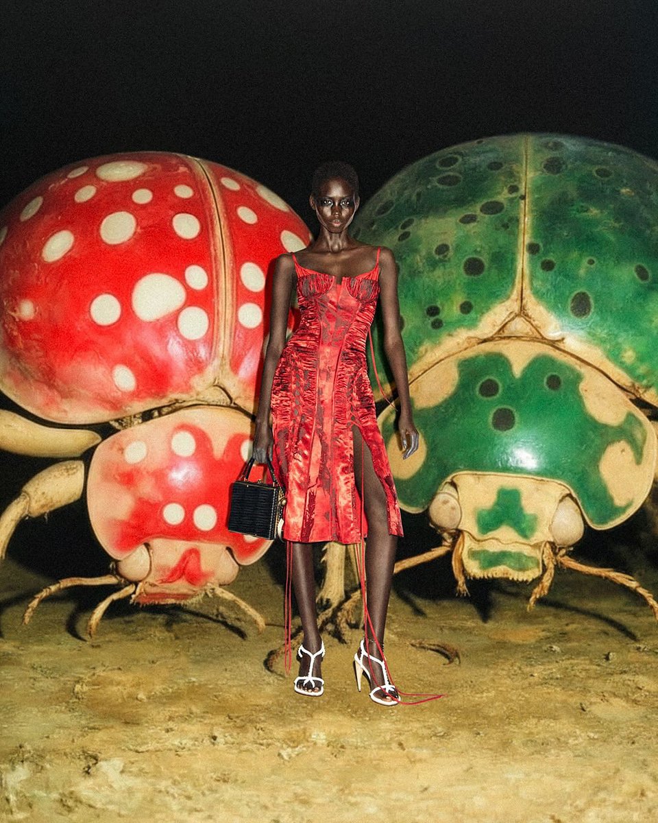 correctmodel's tweet image. McQueen Spring Summer 2026 - contemporary tensions. Incendiary beauty amid nature and the urbane.
#McQueenSS26
Al Direction / Photography: Sam Finn @ Cartel and Co. (@samfinn.studio, @cartelandco)
Technical Photographer: Will Grundy (@williammichaelgrundy)