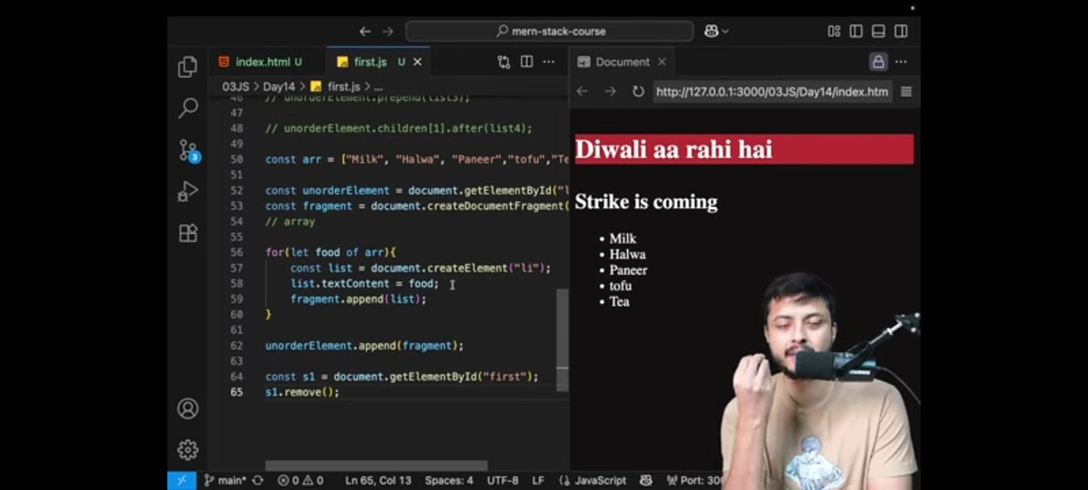 Pawan_5564's tweet image. ⚙️ Day 29 — JavaScript DOM CRUD Operations
• Perform Create, Read, Update, Delete on the DOM
• Create elements with document.createElement()
• Update safely using .textContent (avoid .innerHTML ⚠️)
• Remove elements with .remove()
#JavaScript #DefenceChallenge