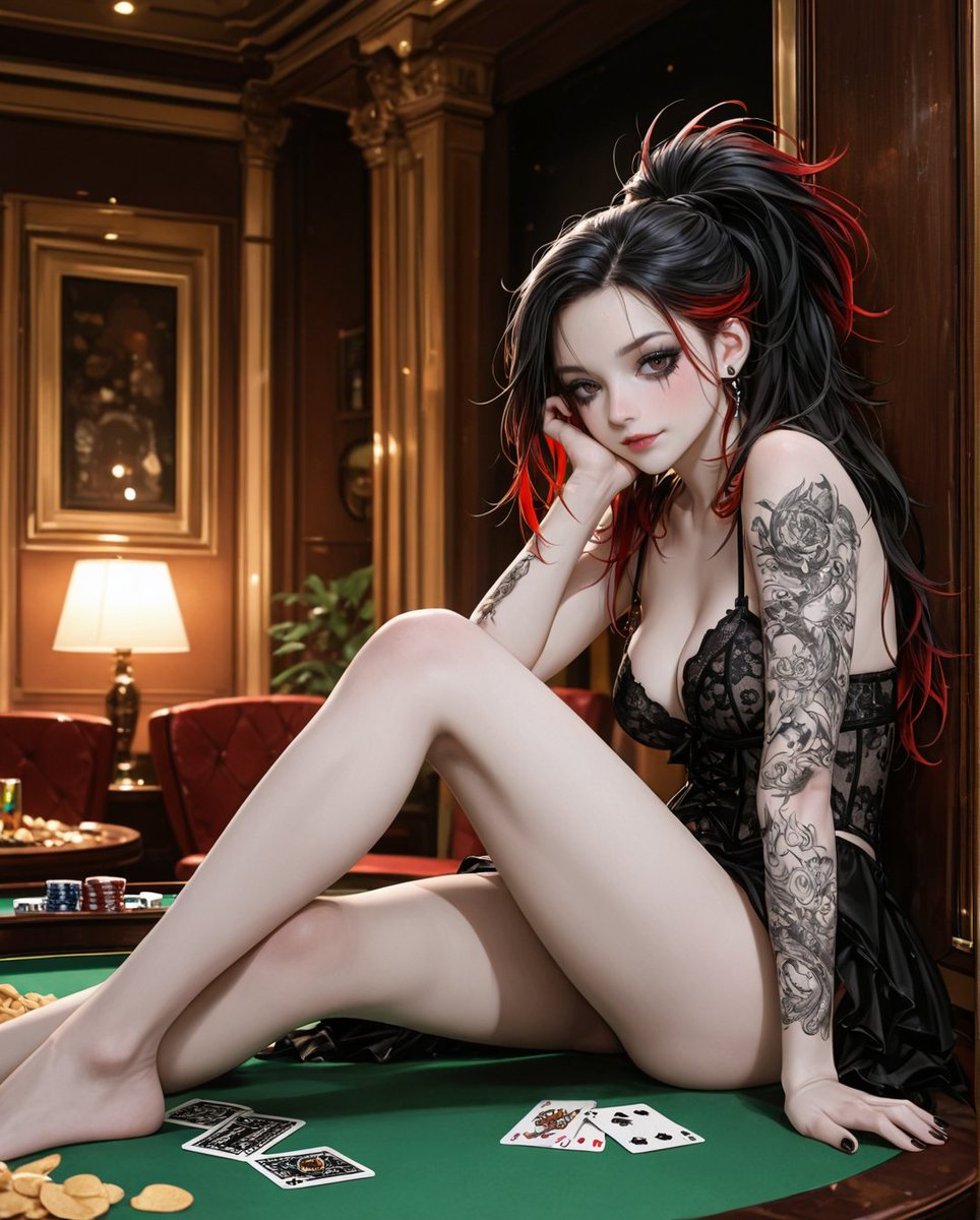 #CasinoNightsArtChallenge ✨

Thank you very much for this quote. <a href="/NyxiaVirelle/">💾 Nyxia Virelle 💾</a> I hope we win something tonight!!! 🥰❤️

Yes, I know, I ruined the game, I shouldn't have sat here, but the photo turned out great. 😍

<a href="/Serina__L/">Serina_L</a> 
<a href="/rjchicago/">🆁🅹 💚</a> 
<a href="/NeoOrion64/">Neo</a> 
<a href="/seahawkgirl84/">MamaLamb</a>