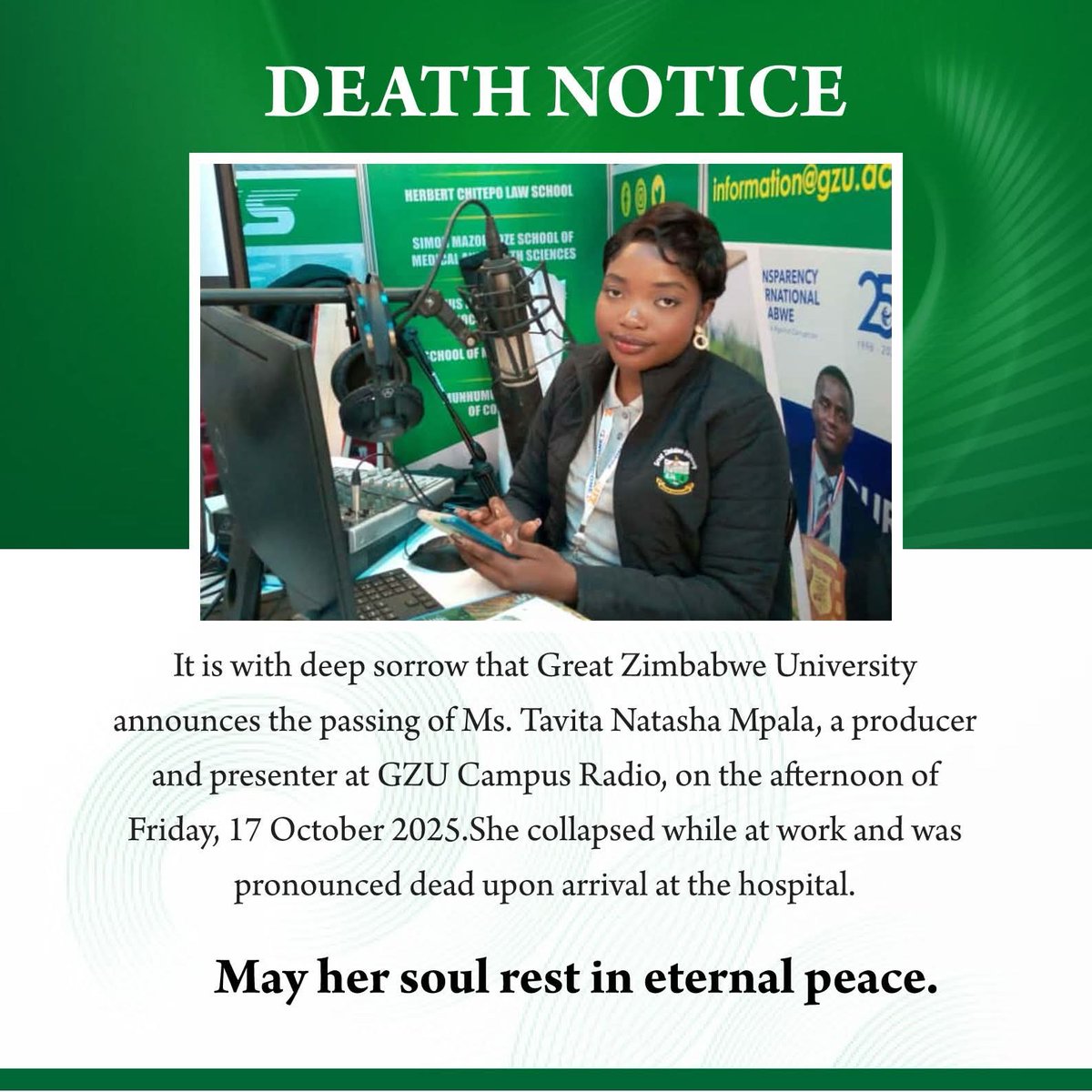 Rest in Peace Black Pepper our Voice