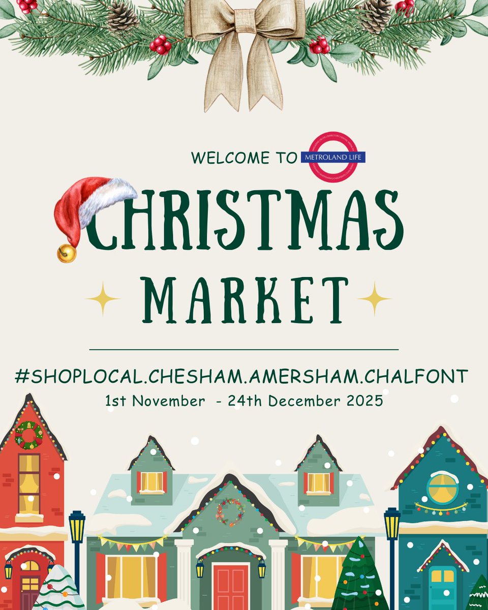 The SHOPLOCAL Christmas FB Market is back for it's 5th year! 

Stalls £10 for the entire market period, one post per day.

Remember to SHOPLOCAL this Christmas!
#shoplocal #lovelocal #christmasgifts 
#christmasmarket 
#Chesham #Amersham #Chalfonts #Chilterns