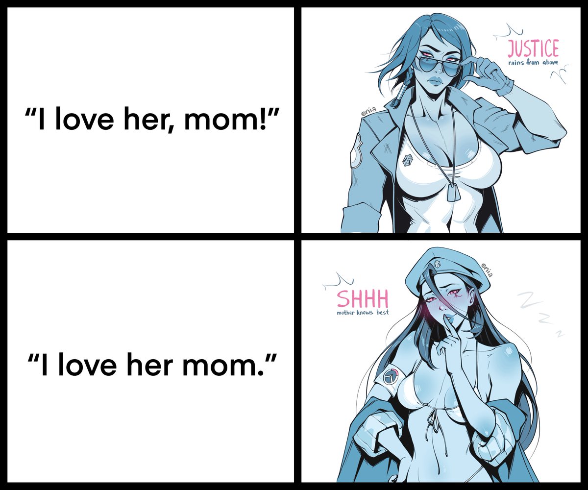 Memes time! 👅
Pharah and her mom Ana #Overwatch2