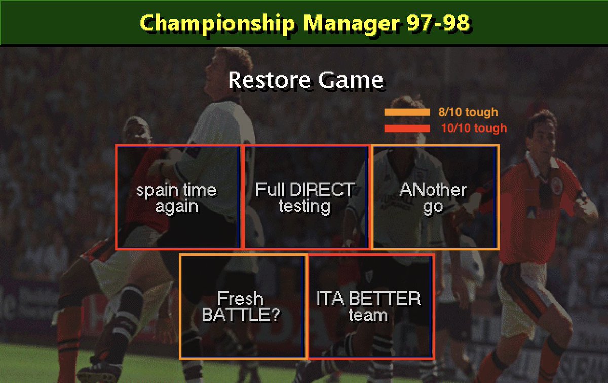 Hey, have you got a tactic you want me to put through my super hard test saves? 

Most of the games are heavily weighted against you so it has to be special.

Drop underneath and i'll share how it does.

I'm intrigued to see some new thinking