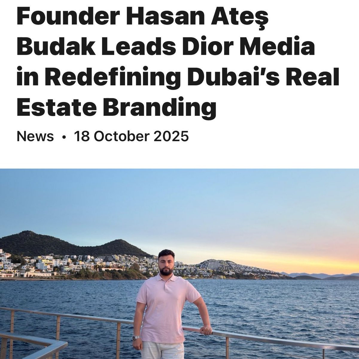 Amerikan basınında gündemdeyiz 🇺🇸 Dubai’de elde ettiğimiz başarılar büyük yankı uyandırdı. Türkler olarak Dubai’deki bu başarılarımızla gurur duyuyoruz.

ixfy.net/founder-hasan-…

#amerika #dubai #avrupa