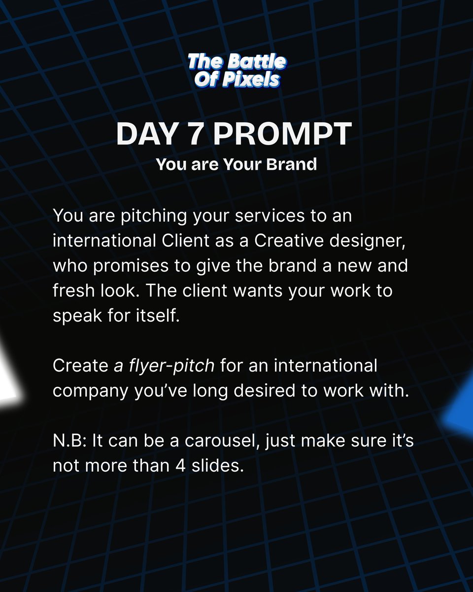 __Inioluwa1's tweet image. This time, we want YOU to show us all your cards, show us that Ace.

Day 7, the Ultimate Grand Finale🔥🔥🔥🔥
If you&apos;ve been following us so far, you don&apos;t wanna miss this.

#BOPchallenge
#thebattleofpixels
#graphicsdesign