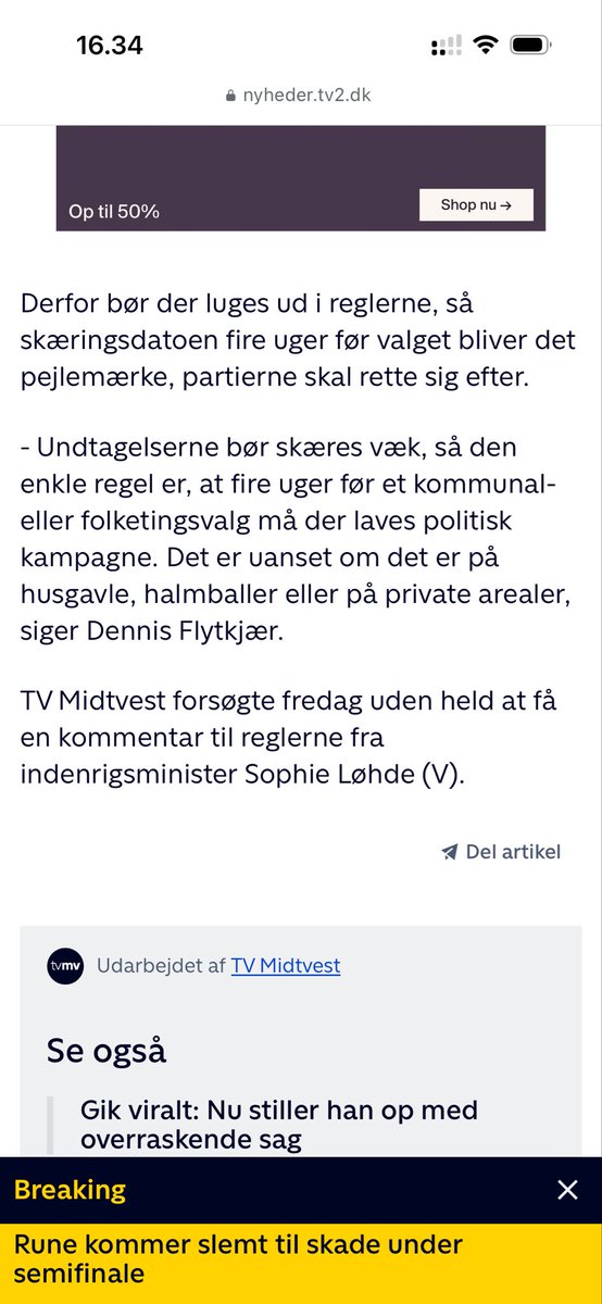 Det er faktisk ret vildt det her. Danmarks Demokraterne foreslår nu at man ikke må lave politiske kampagner andet end før 4 uger før et valg. 

Det betyder jo at partierne helt overlader al eksponering af partier til main stream medierne. 

Det synes jeg er en virkelig dårlig idé