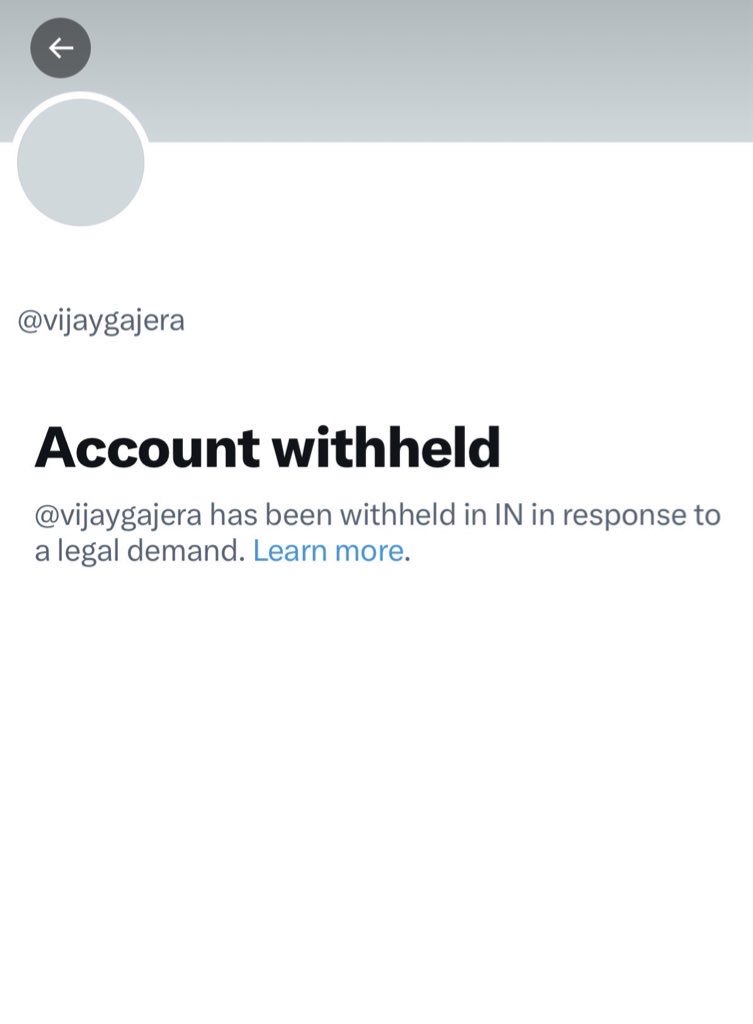 DrNimoYadav's tweet image. Arpit Sharma’s account is safe.
Jitesh’s account is safe.
Indian Gems’ account is safe.
Tarun Gautam’s account is safe.
Do you know whose account got withheld in India?
Vijay Patel, same guy who used to call the four people above Pakistanis. 😭😭
RT coz nobody will tell you…