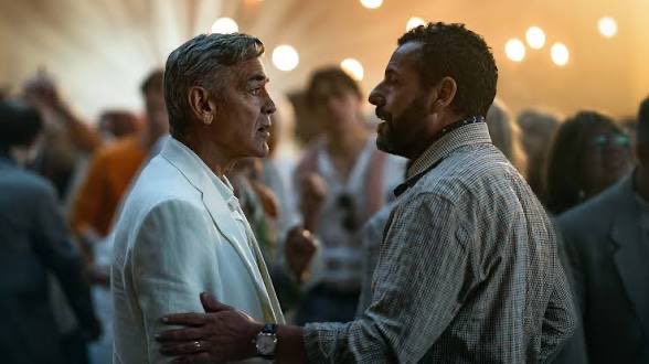 #JayKelly a joyous coming of age film for and about adults. Clooney and Sandler give their best work of their careers. Sandgren’s cinematography is beautiful, and the script really works. As a Cincinnatian it’s hard not like what is basically a George Clooney Biopic #ChiFilmFest
