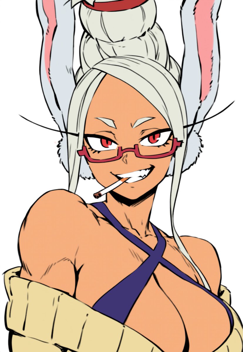 #Milko 🐇🎃
#mirko 🐰🛸

#mirkotober 18/31
Seiko!

#MHA 
#MyHeroAcademia