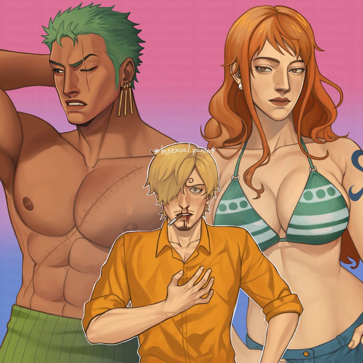 Eu meio sanji😏🫦 #ONEPIECE #zosan #sanami