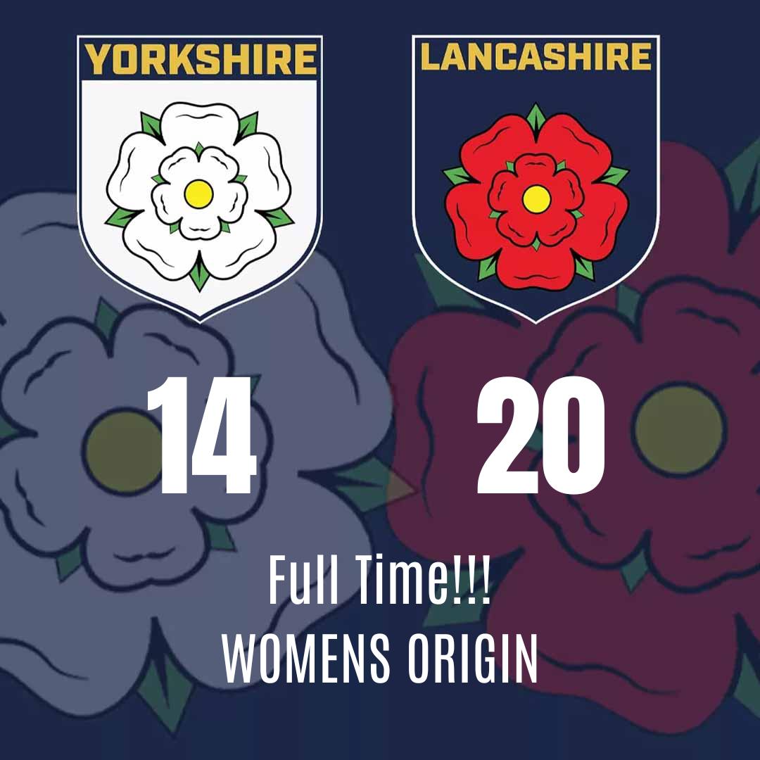FootyUpdates71's tweet image. LANCASHIRE WIN THE ORIGIN!!
🔴⚪️Lancashire 20 - 14 Yorkshire 🔵⚪️