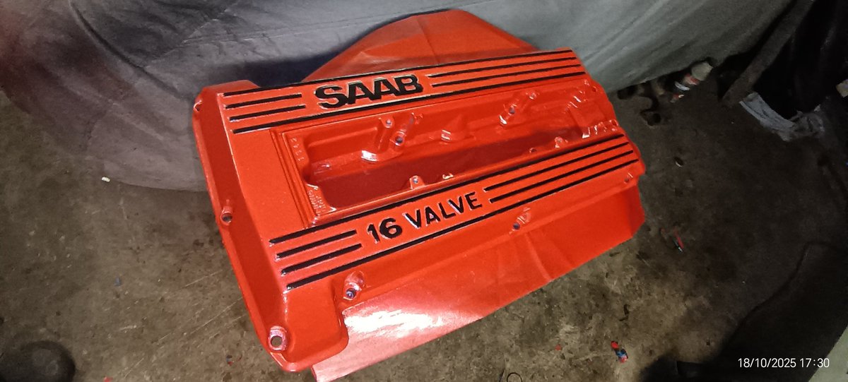 9676Saab's tweet photo. Valve cover came out nice 👍 not perfect, but it will do 😊
#saabproject2024 #therustbucket #saabc900 #saab #saab900 #hullusaabisti #takecareofyoursaab #og900 https://t.co/2SXtgU2phC