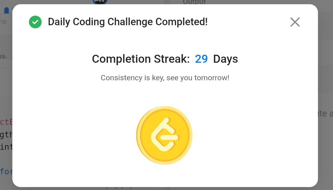 lokesh_w02's tweet image. Day 29 of my #LeetCode streak!
Solved “Maximum Number of Distinct Elements After Operations” (Medium).
Loved the greedy twist — turning ranges into intervals and picking distinct values smartly! 29 days down, consistency compounding 💪
#100DaysOfCode #CodingJourney #LeetCodeDaily