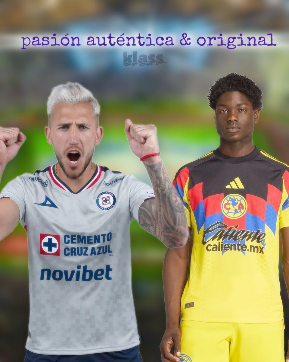 KlassSport's tweet image. disfruta la pasión auténtica del #clasicojoven con la originalidad de los jerseys oficiales 🦅⚽️🚂 #adidas #pirma #futbol #america #cruzazul 👉🏼hoy juega el equipo de casa! 🦀 #jaibabrava #felizdia
