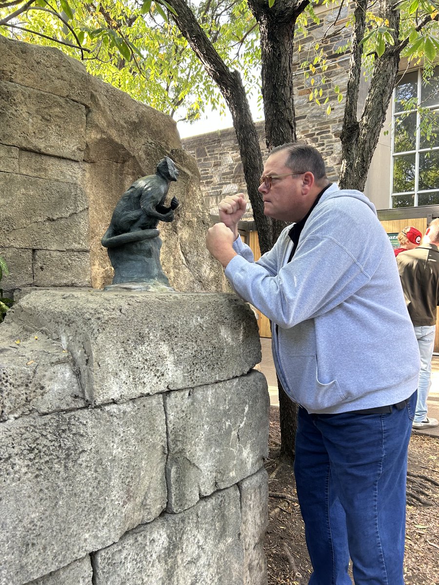 I will fight a monkey.