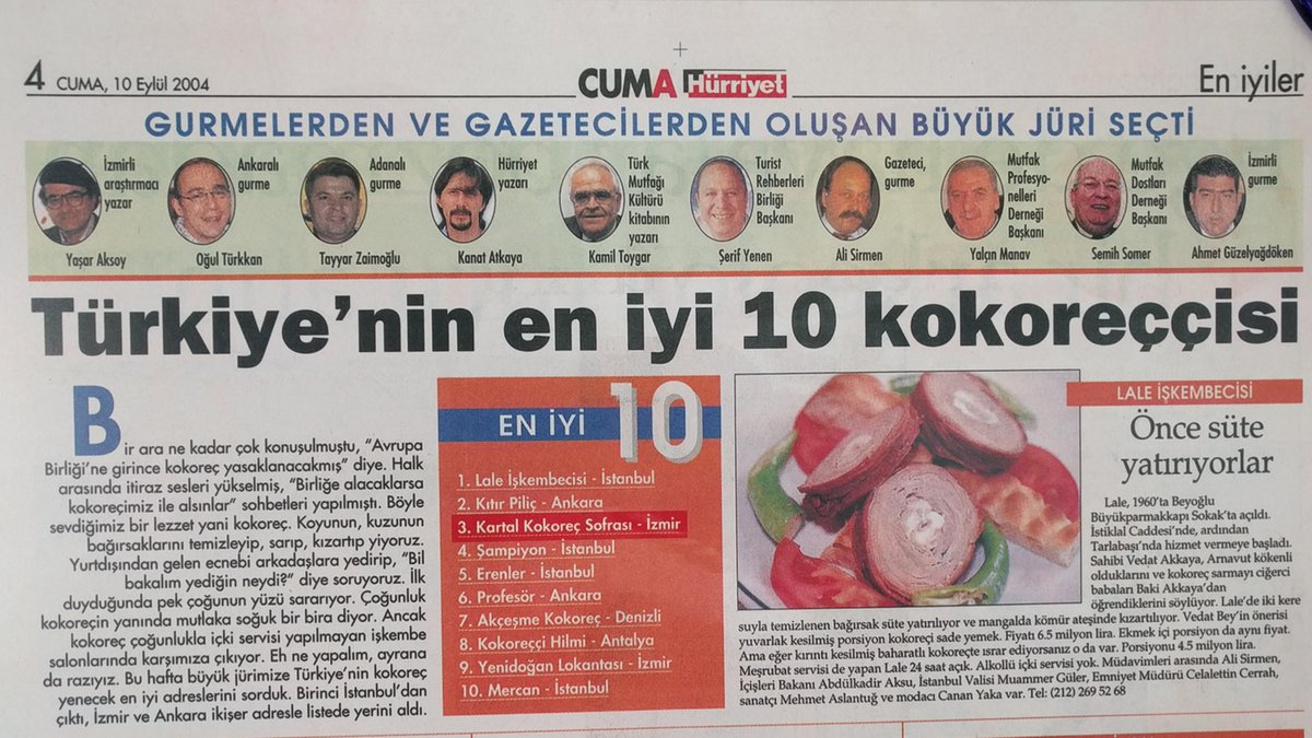 oyilmaz's tweet photo. Kokoreçi Şampiyon'da satılan domates biber ve baharatlı şey olarak öğrendik. İstanbul'da öyleydi.

Sonra Ege'ninkini tanıdık ve buradakinin saçma olduğunu gördük. 

Şimdi İstanbul'da da kokoreç İzmir ve Balıkesir'den geliyor.

Ben 3 tane bildiğim yeri yazacağım, ekler misiniz? https://t.co/Fk1mQwQ1K7