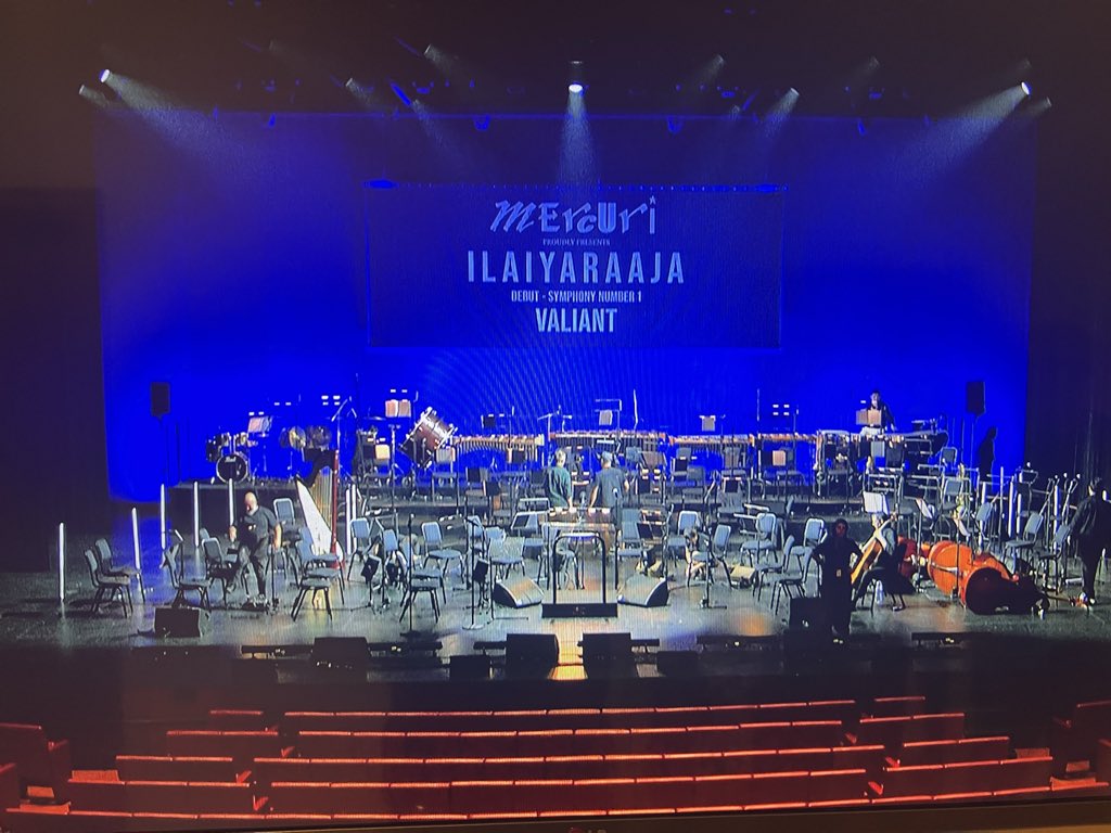 Honored to be part of tonight’s UAE Philharmonic concert with the iconic #Ilaiyaraaja at Dubai Opera 🎶