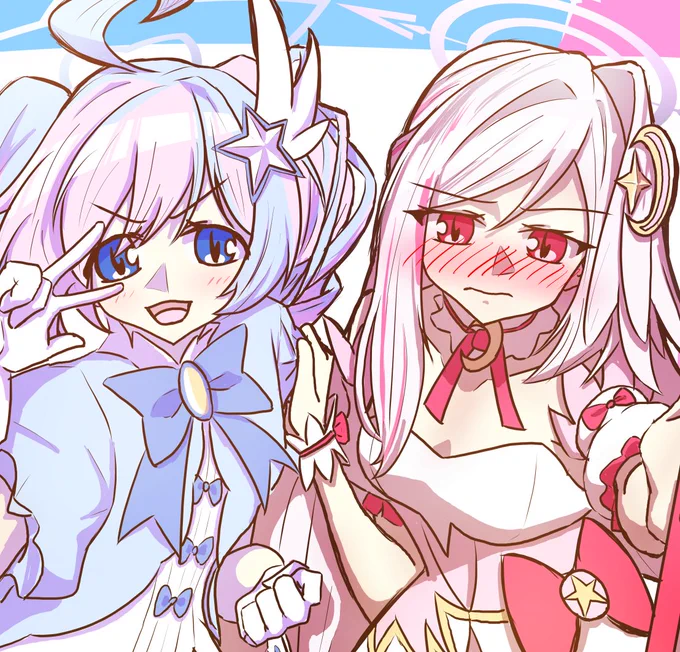 #ブルアカ #ブルアカらいぶ紅葉SP 魔法少女スズミとレイサ最高やな??????
