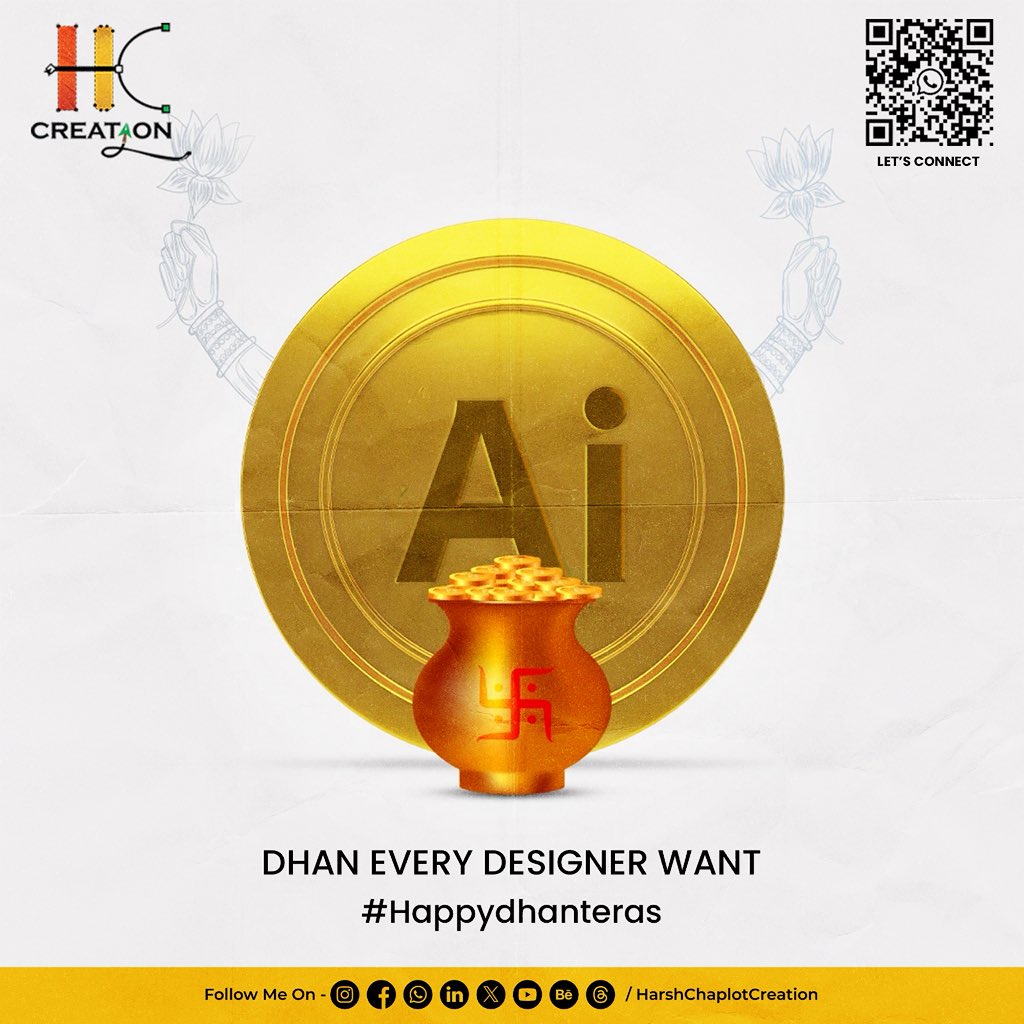 HarshChaplot15's tweet photo. 💰 On Dhanteras, the real gold for designers is Premiere Pro, Photoshop, After Effects &amp; Illustrator—creativity is our wealth, design is our Lakshmi—drop a ✨ if these Adobe gems make you feel richer! #DhanEveryDesignerWants #Dhanteras #HappyDhanteras #Diwali2025 #FestivalOfLight https://t.co/OmmLiDahbb