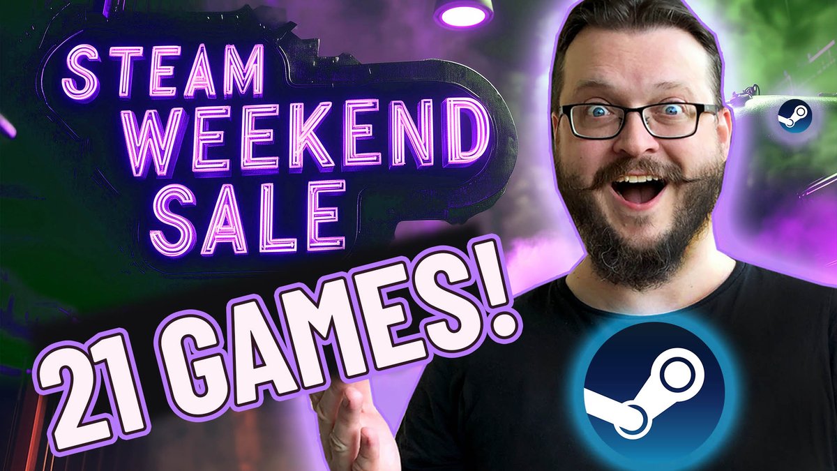 Hey, check out my newest Steam Weekend Sale video!
Here: youtu.be/4IAJ1Z8xQ2E